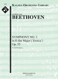 Symphony No. 3, Op. 55 Orchestra sheet music cover